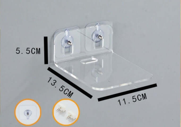 "Living Room Camera Monitoring Shelving Bracket - Adjustable Mounting Solution for Secure and Discreet Camera Placement"