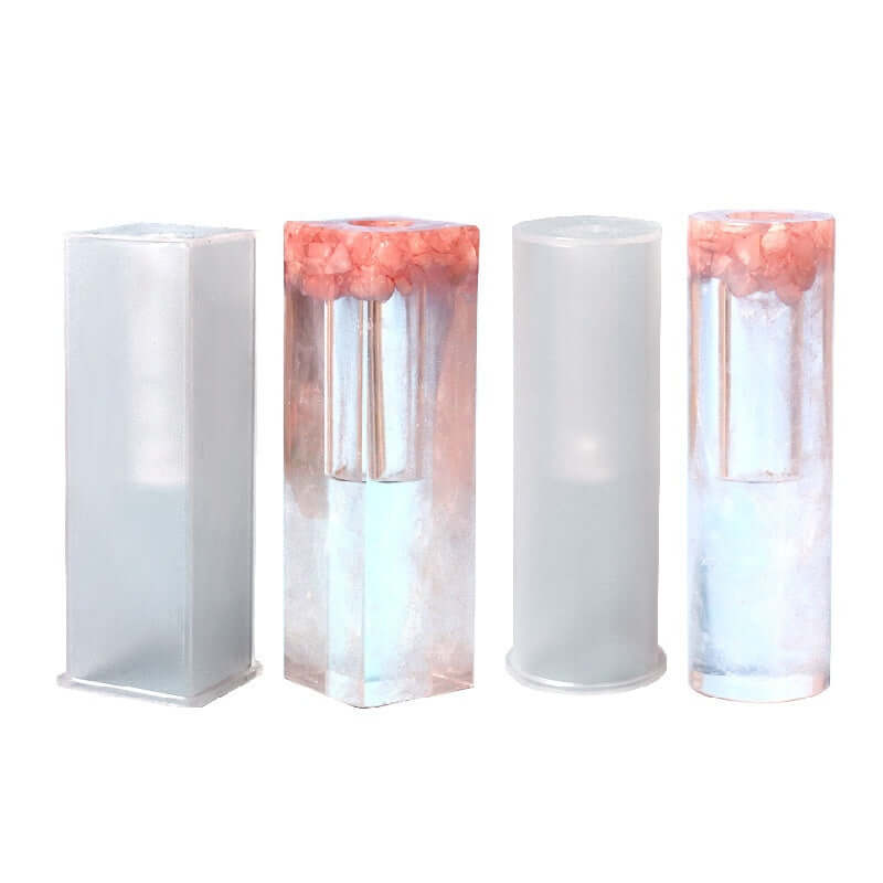 Epoxy mold for creating simple flower vases, perfect for dried flowers and living room decoration”