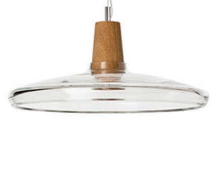 Modern LED Glass Pendant Light Fixture with Wood – Vintage Rustic Hanging Lamp for Cafe, Bar, Restaurant, and Home Decor