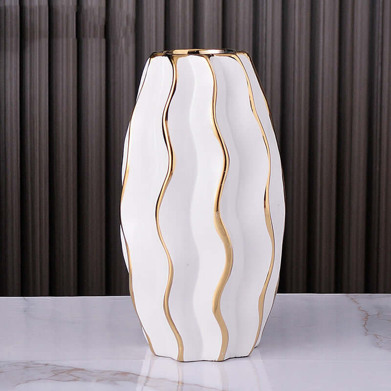 "Simple creative vase with water culture flowers for elegant home decor"