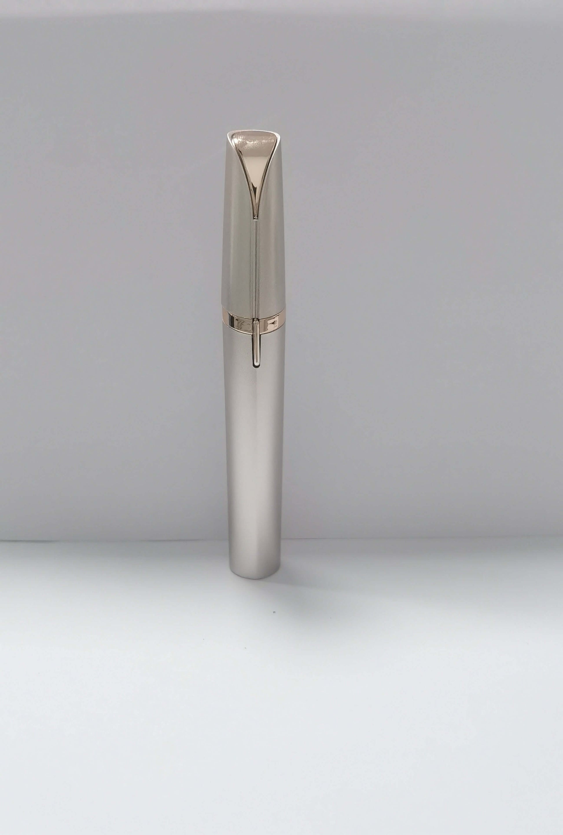 "Mini Electric Eyebrow Trimmer - Lipstick-Sized Painless Razor and Epilator with LED Light for Brows and Hair Removal"
