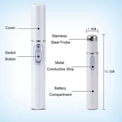 "Blue Light Therapy Acne Laser Pen - Soft Scar and Wrinkle Removal Treatment Device for Skin Care and Beauty"