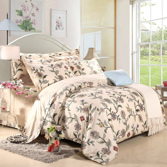 "Pure Cotton Home Textile Bedding - Soft, Breathable, and Comfortable for a Restful Sleep