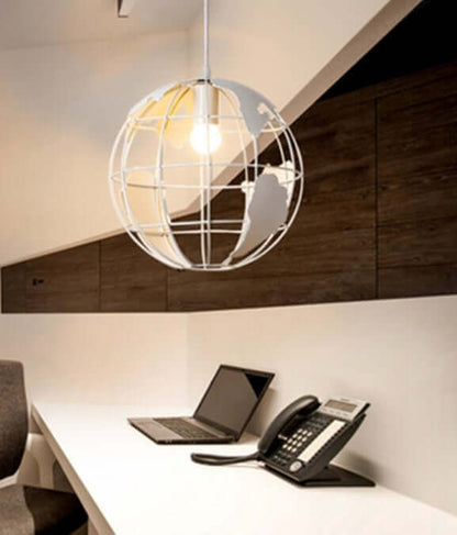 Globe Pendant Light – Earth Globe Lamp for Unique and Artistic Illumination