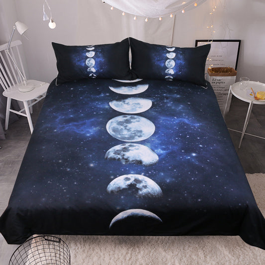 Lunar Food Home Textile Four-Piece Set - Whimsical Bedding for a Unique and Stylish Bedroom"
