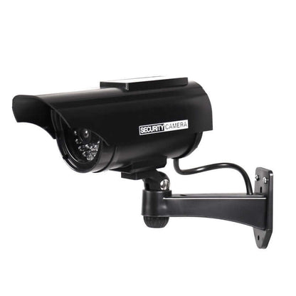 Solar-Powered Fake Camera - Eco-Friendly Surveillance Dummy with Realistic Design for Effective Security Deterrence"