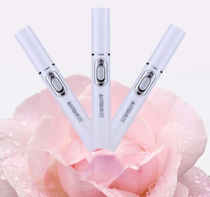 "Blue Light Therapy Acne Laser Pen - Soft Scar and Wrinkle Removal Treatment Device for Skin Care and Beauty"