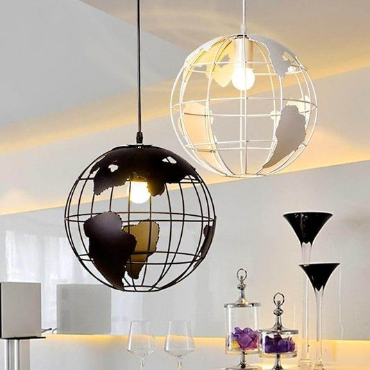 Globe Pendant Light – Earth Globe Lamp for Unique and Artistic Illumination