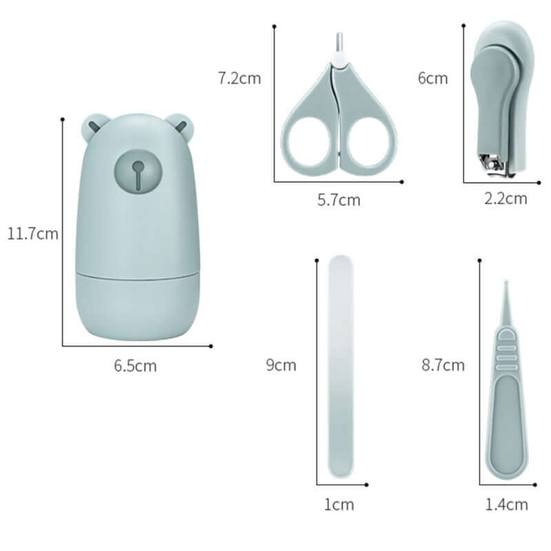 "Baby Nail Scissors Set - Safe and Precise Nail Care Tool for Newborns and Children"