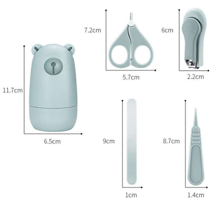 "Baby Nail Scissors Set - Safe and Precise Nail Care Tool for Newborns and Children"