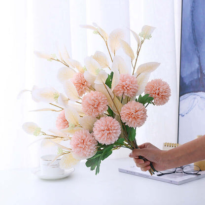 Factory Direct Supply Mediterranean Artificial Flowers - Simulation Flower Arrangements for Living Room Decoration, Anti-Table Floral Vase, Wholesale Option