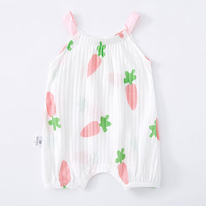 "Baby Sling Bag and Sleeveless One-Piece - Cute and Comfy Outfit for Your Little One