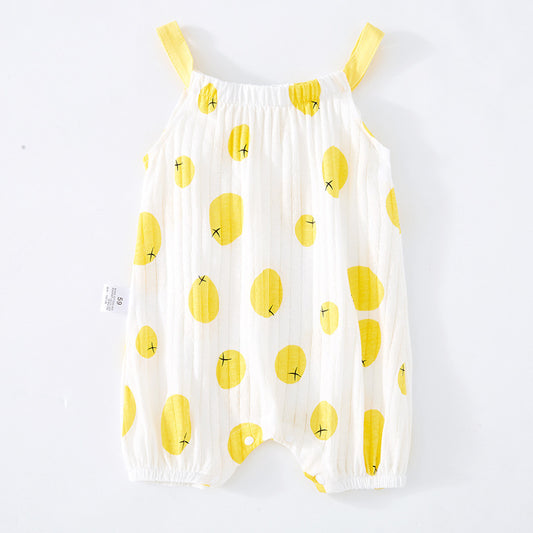 "Baby Sling Bag and Sleeveless One-Piece - Cute and Comfy Outfit for Your Little One