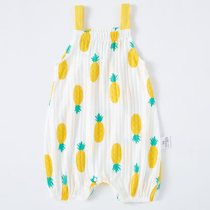 "Baby Sling Bag and Sleeveless One-Piece - Cute and Comfy Outfit for Your Little One