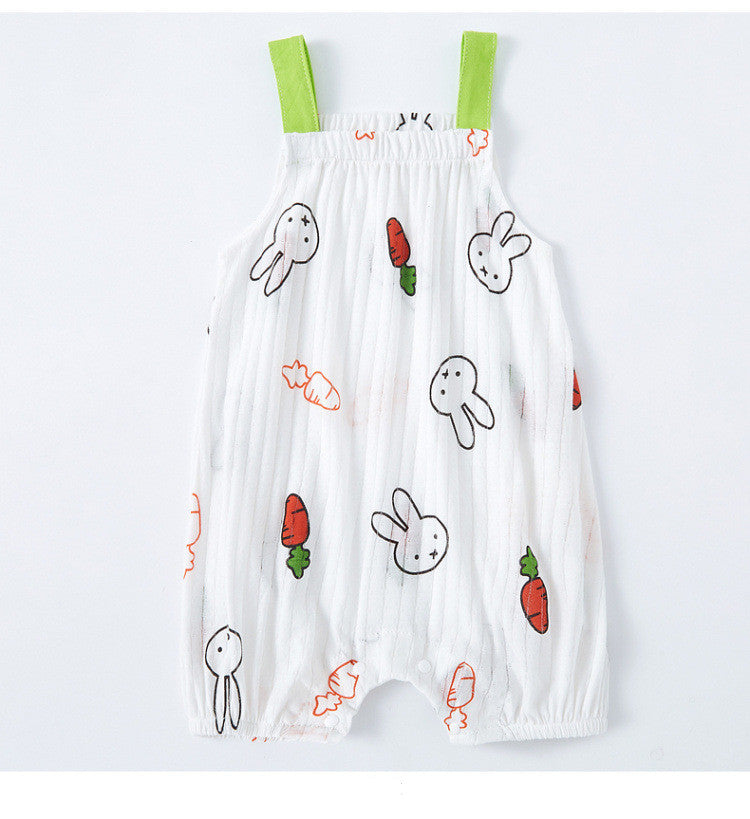 "Baby Sling Bag and Sleeveless One-Piece - Cute and Comfy Outfit for Your Little One