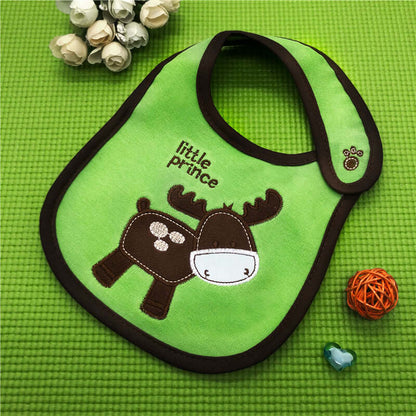 "Three-Layer Waterproof Saliva Towel Bib for Maternal and Baby Use - Wholesale"