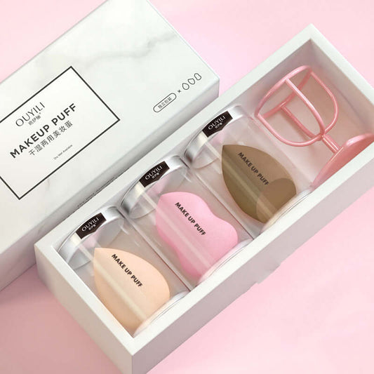 "Beauty Egg Gourd Sponge Puff – Versatile Cushion Makeup Tool for Smooth and Even Application"