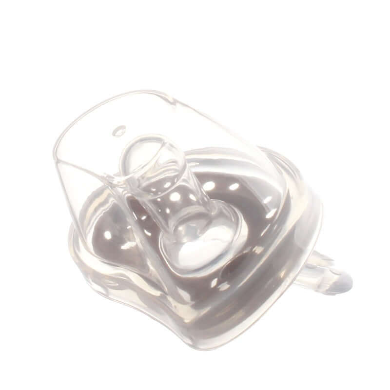 "Full Silica Gel Two-Color Liquid Silicone Baby Pacifier for Sleep Comfort"