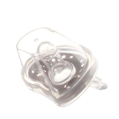 "Full Silica Gel Two-Color Liquid Silicone Baby Pacifier for Sleep Comfort"