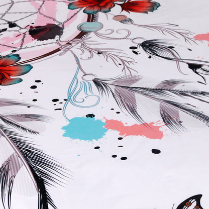 Flying Dream Catcher Four-Piece Home Textile Set - Whimsical Bedding for a Dreamy Bedroom Decor