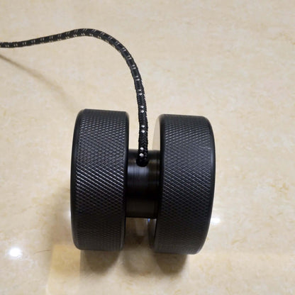 Close-up of ergonomic grips on weight-bearing wrist exercise equipment for improved hand strength”