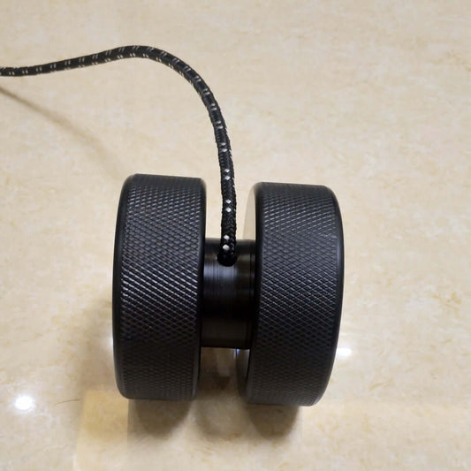 Close-up of ergonomic grips on weight-bearing wrist exercise equipment for improved hand strength”