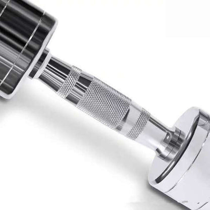 “Pure Steel Electroplated Dumbbell – Home Fitness Gym Equipment for Durable and Effective Strength Training