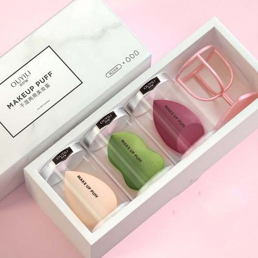 "Beauty Egg Gourd Sponge Puff – Versatile Cushion Makeup Tool for Smooth and Even Application"
