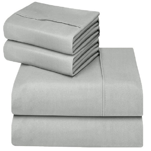 Home Textile Plain Inlay Four-Piece Set - Elegant Bedding for a Sophisticated and Versatile Bedroom Look"