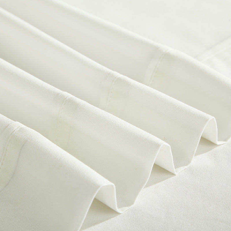 Home Textile Plain Inlay Four-Piece Set - Elegant Bedding for a Sophisticated and Versatile Bedroom Look"