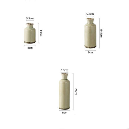 Home decoration vase with garden flowers inserted for a charming interior accent"