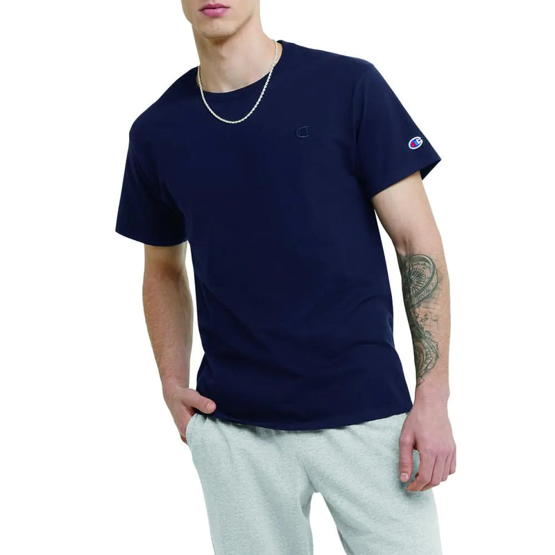 Champion Men'S Classic T-Shirt, Everyday Tee For Men, Comfortable Soft Men'S T-Shirt (Reg. Or Big & Tall) X-Large Navy