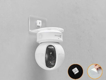 "Living Room Camera Monitoring Shelving Bracket - Adjustable Mounting Solution for Secure and Discreet Camera Placement"