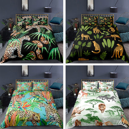 "Digital Printed Bedding Quilt Cover - Vibrant and Stylish Home Textile for Cozy Bedrooms"