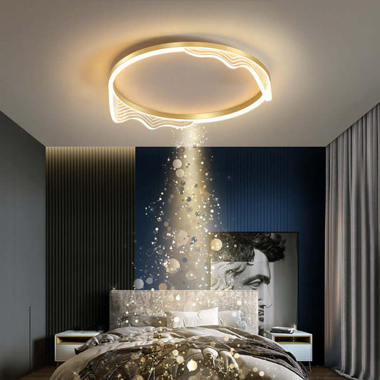Romantic Personalized Ceiling Lighting for Study - Elegant and Customizable Light Fixture"