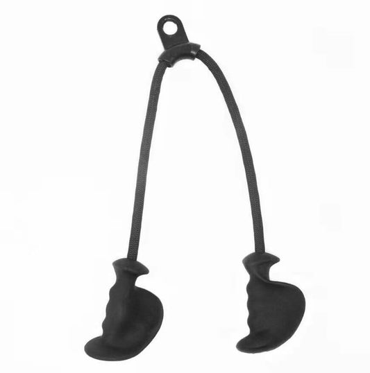 High pull-down back gym equipment handle for improved grip and control during back exercises, designed to enhance workout effectiveness and comfort.