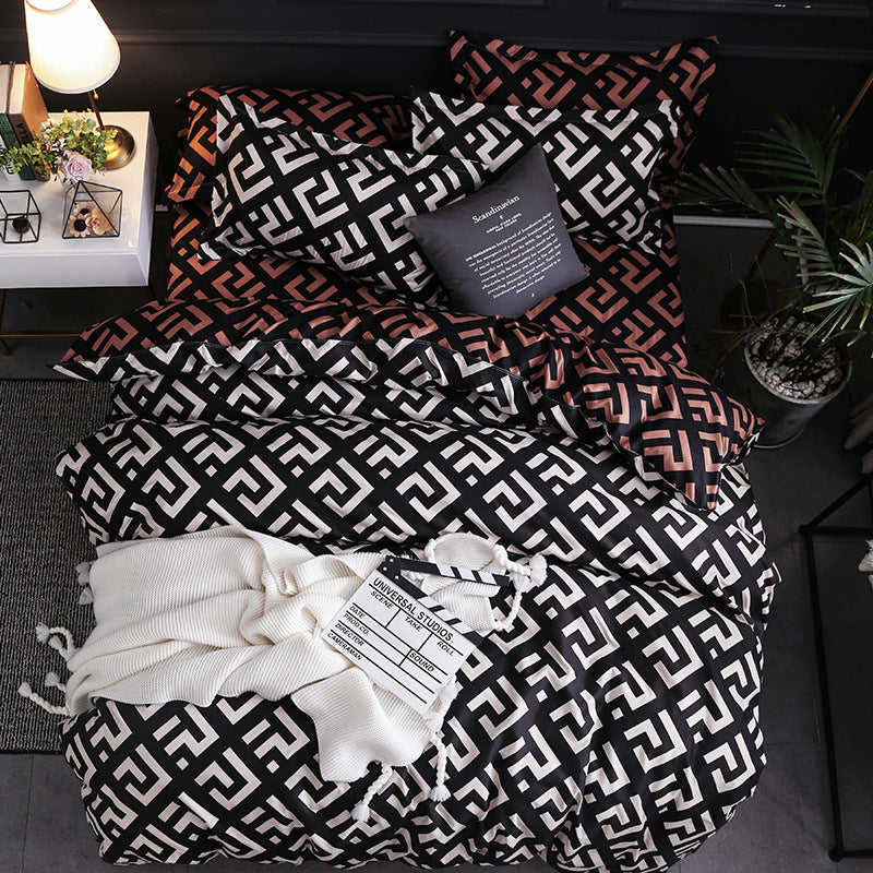 Hot-Selling Four-Piece Home Textile Bedding Set - Stylish and Comfortable for Every Bedroom