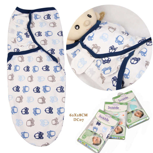 "Cotton Baby Wrap Towel and Cartoon Sleeping Bag - Anti-Startle Baby Product"