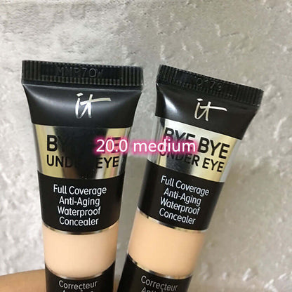 "Under-Eyes Concealer Cream – Full-Cover Face Makeup Base for Flawless Coverage and Brightening of Dark Circles"