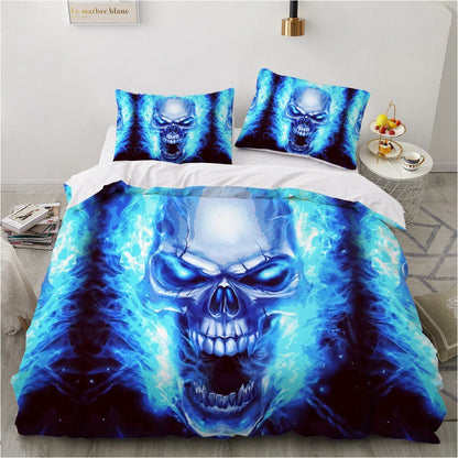 Four-Piece Marble Pillowcase Bedding Set - Luxurious Home Textile for Stylish Sleep Spaces