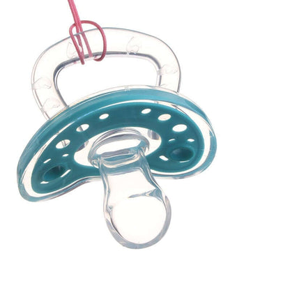 "Full Silica Gel Two-Color Liquid Silicone Baby Pacifier for Sleep Comfort"