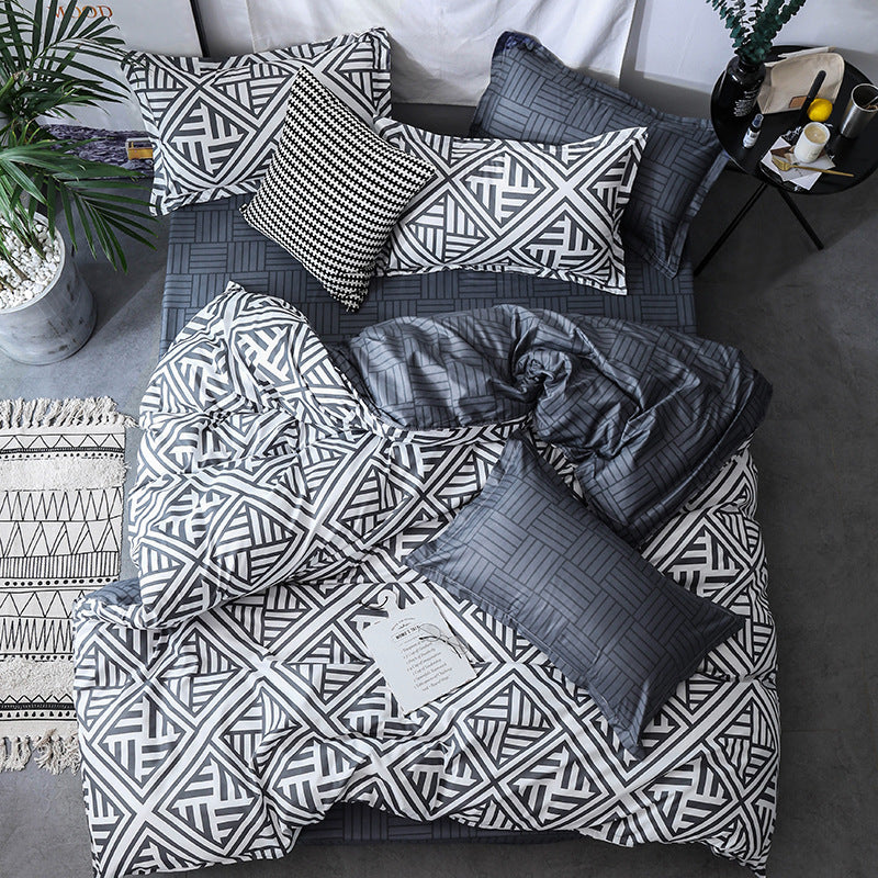 Hot-Selling Four-Piece Home Textile Bedding Set - Stylish and Comfortable for Every Bedroom