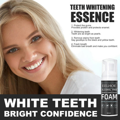 Coconut Oil Bamboo Charcoal Mousse Foaming Toothpaste