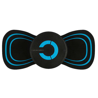 "Portable Mini Electric Neck and Back Massager - Cervical Massage Stimulator with USB Charging for Pain Relief and Relaxation"
