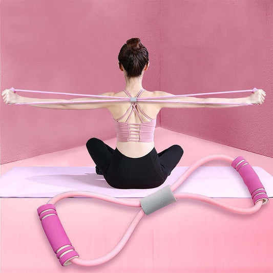 Eight-Shaped Elastic Rope Stretch Belt - Arm Fitness Exercise Equipment"