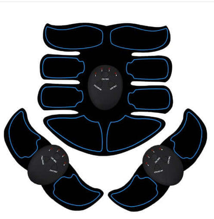 Fitness equipment home exercise abdominal patch with multiple massage techniques for head, neck, waist, and legs.