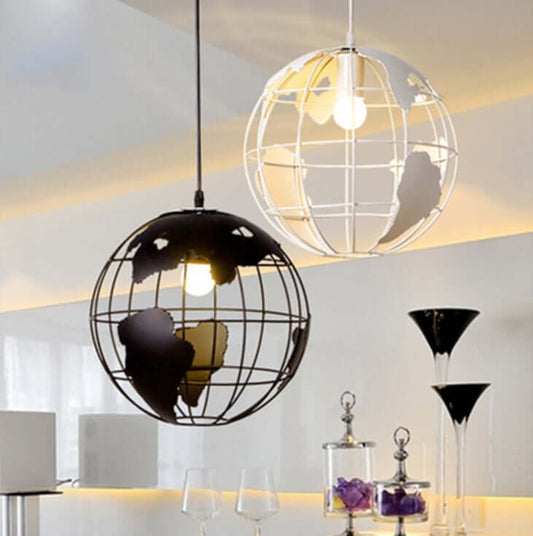 Globe Pendant Light – Earth Globe Lamp for Unique and Artistic Illumination