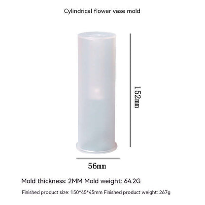 Epoxy mold for creating simple flower vases, perfect for dried flowers and living room decoration”