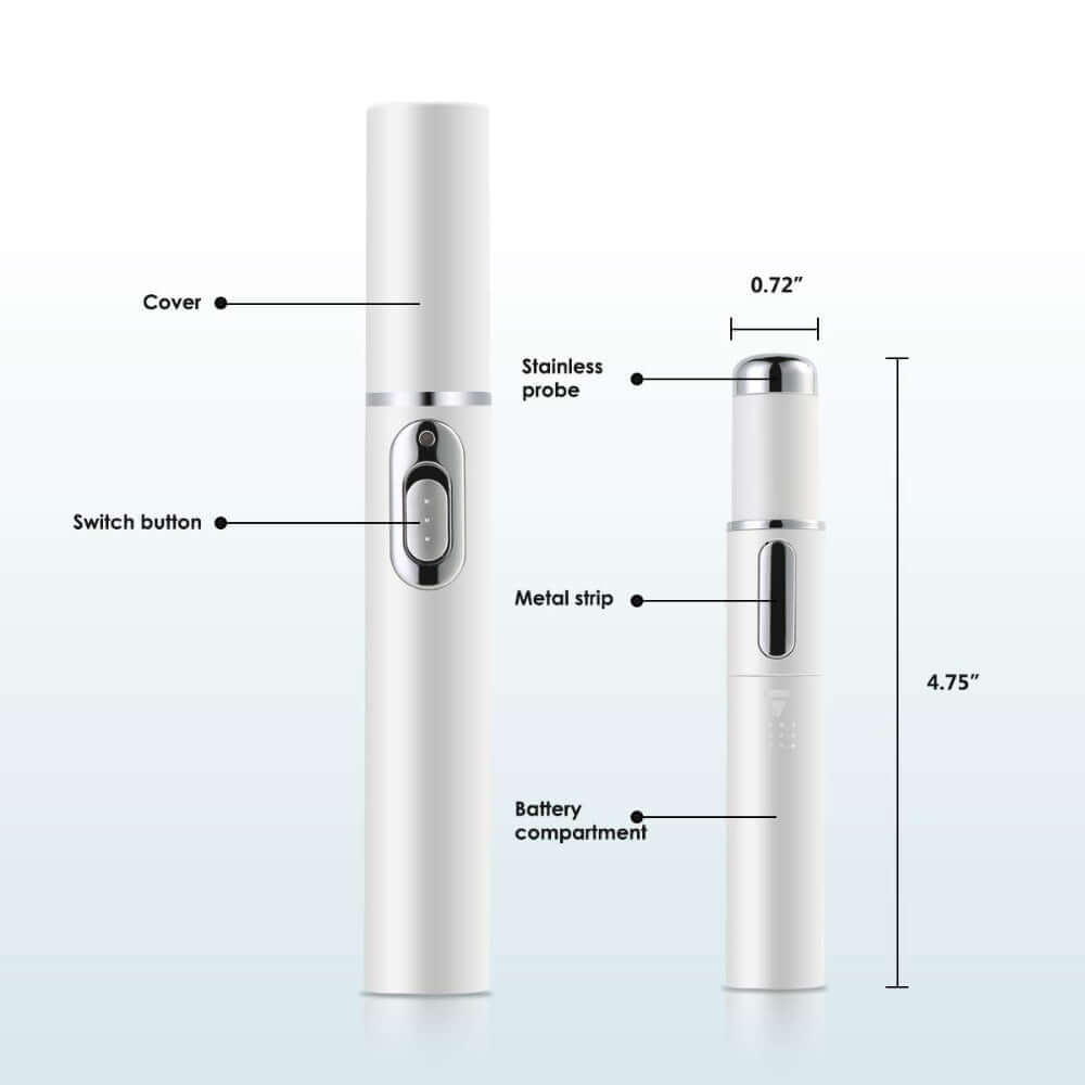"Blue Light Therapy Acne Laser Pen - Soft Scar and Wrinkle Removal Treatment Device for Skin Care and Beauty"