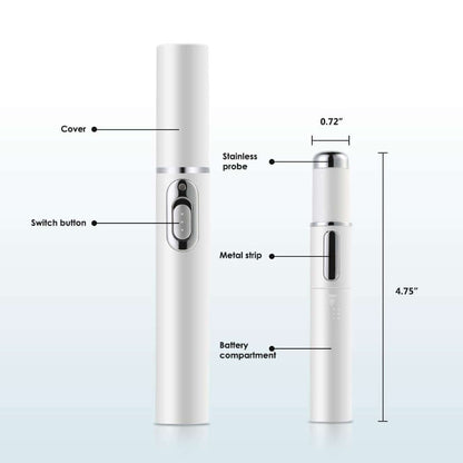 "Blue Light Therapy Acne Laser Pen - Soft Scar and Wrinkle Removal Treatment Device for Skin Care and Beauty"
